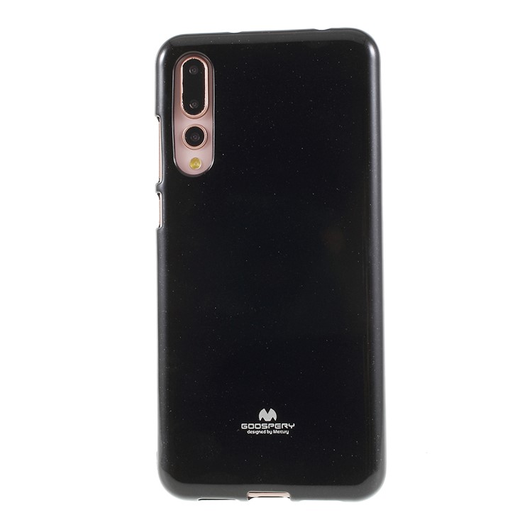 MERCURY GOOSPERY Flash Powder Flexible TPU Casing for Huawei P20 Pro - Black-2