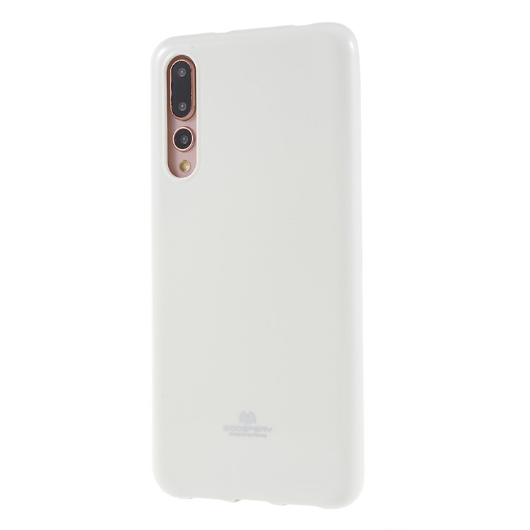 MERCURY GOOSPERY Flash Powder Flexible TPU Cover for Huawei P20 Pro - White-2