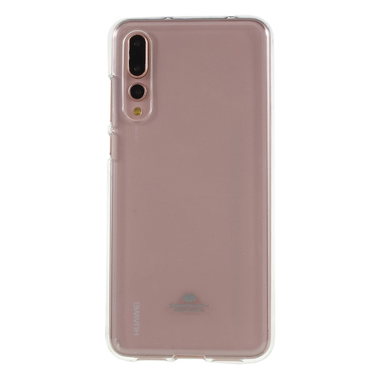 MERCURY GOOSPERY Flash Powder Soft TPU Case for Huawei P20 Pro - Transparent-1