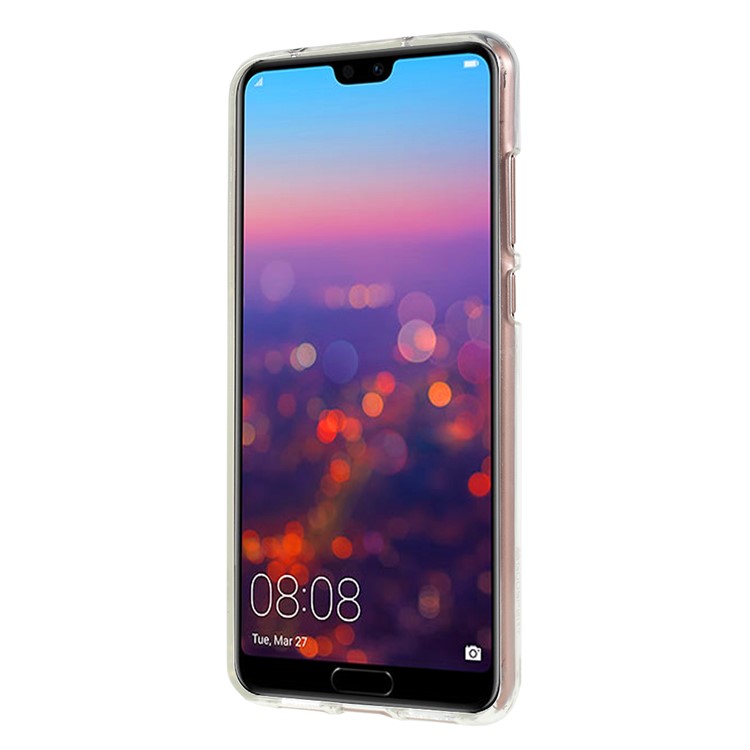 MERCURY GOOSPERY Flash Powder Soft TPU Case for Huawei P20 Pro - Transparent-3