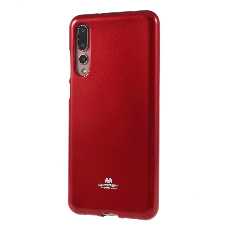 MERCURY GOOSPERY Flash Powder TPU Flexible Case Shell for Huawei P20 Pro - Red-2