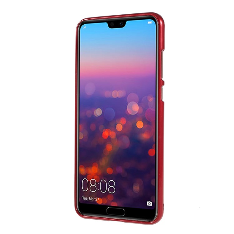 MERCURY GOOSPERY Flash Powder TPU Flexible Case Shell for Huawei P20 Pro - Red-3