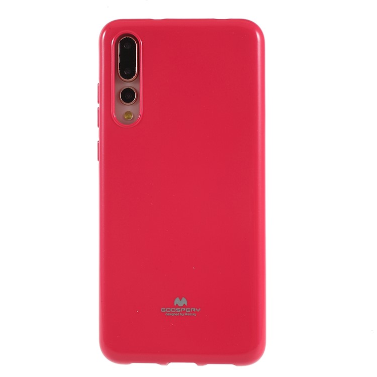 MERCURY GOOSPERY Flash Powder Flexible TPU Phone Shell for Huawei P20 Pro - Rose-1