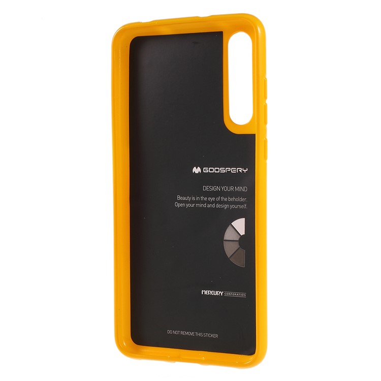 MERCURY GOOSPERY Flash Powder Soft TPU Back Casing for Huawei P20 Pro - Yellow-4