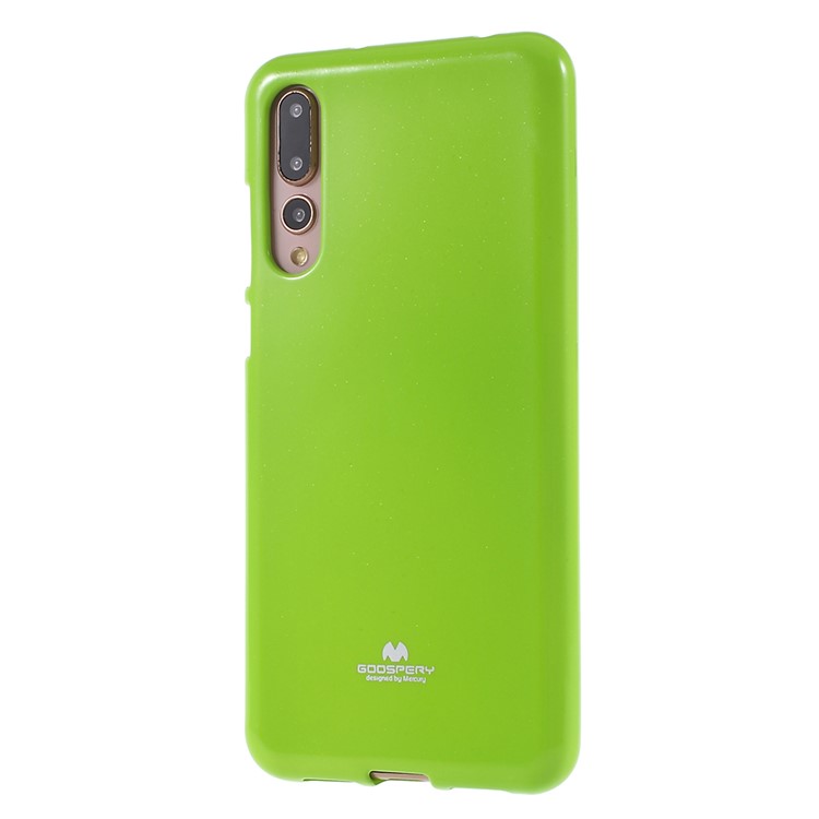 MERCURY GOOSPERY for Huawei P20 Pro Flash Powder Soft TPU Back Phone Casing - Green-2