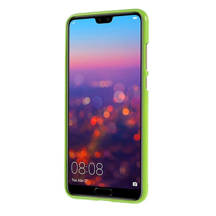 MERCURY GOOSPERY for Huawei P20 Pro Flash Powder Soft TPU Back Phone Casing - Green-3