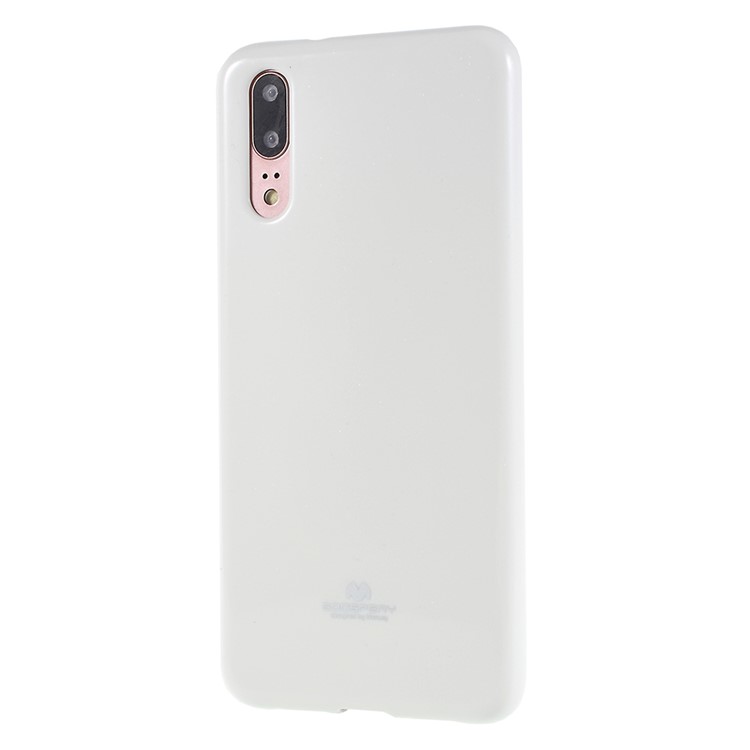 MERCURY GOOSPERY Flash Powder TPU Gel Cover for Huawei P20 - White-2