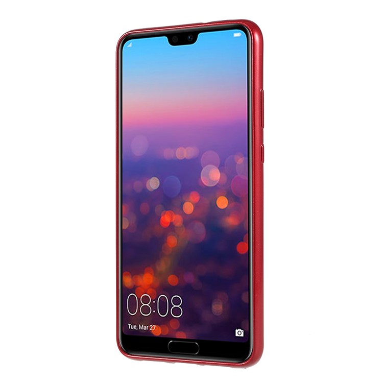 MERCURY GOOSPERY Flash Powder TPU Phone Case for Huawei P20 - Red-3