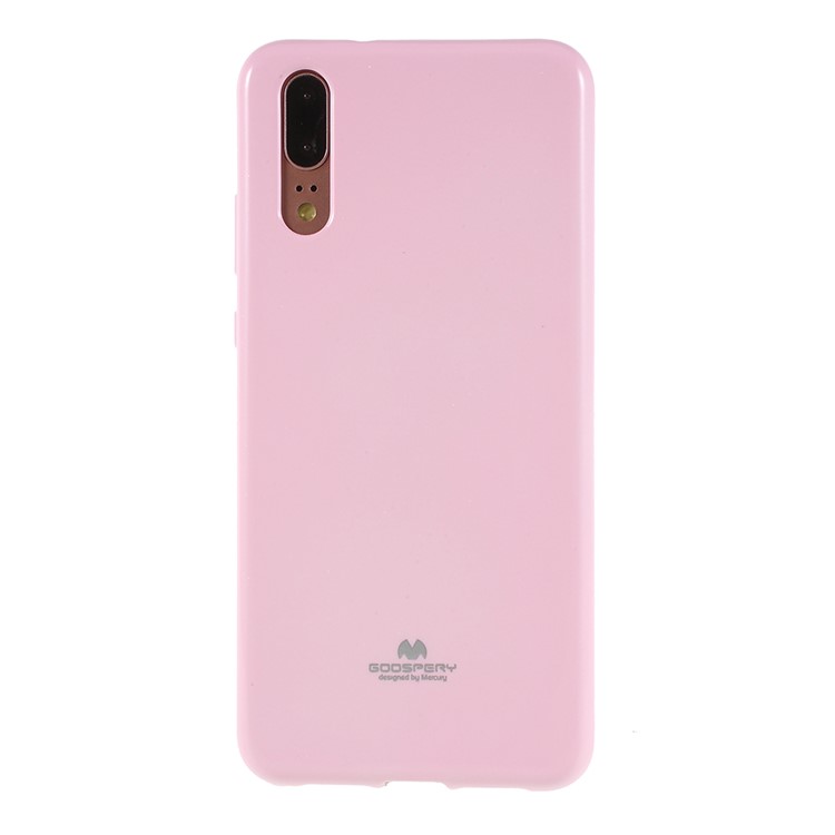 MERCURY GOOSPERY Flash Powder TPU Protection Cover for Huawei P20 - Pink-1