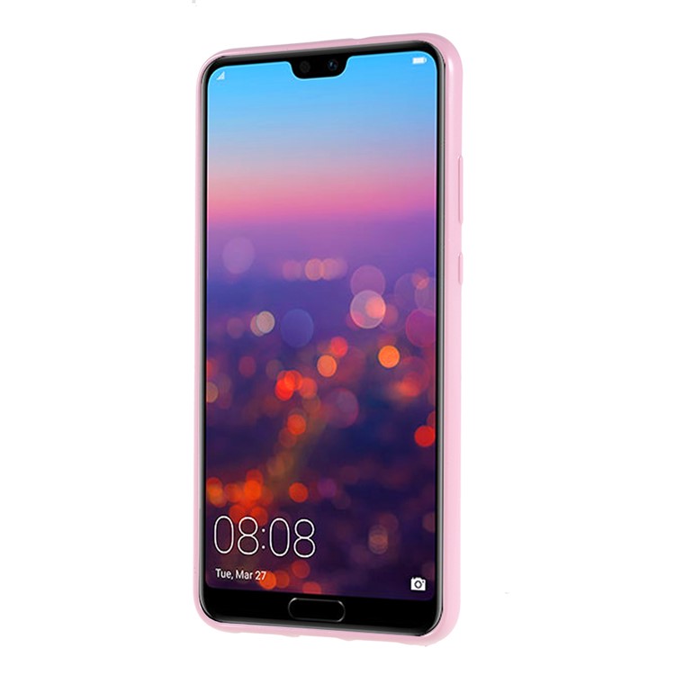 MERCURY GOOSPERY Flash Powder TPU Protection Cover for Huawei P20 - Pink-3