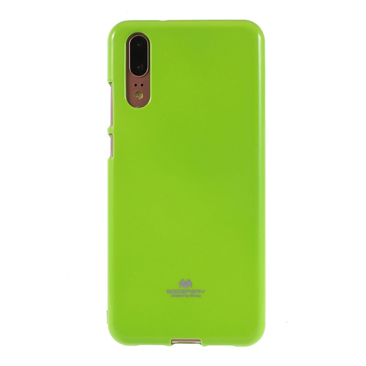 MERCURY GOOSPERY Flash Powder TPU Gel Cover Shell for Huawei P20 - Green-1