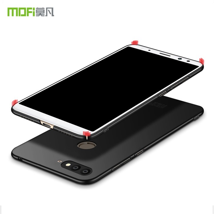 MOFI Shield Slim Frosted Hard Plastic Case for Huawei Honor 7A (with Fingerprint Sensor) / Enjoy 8E / Honor 7A Pro (Russian Version) - Black-4