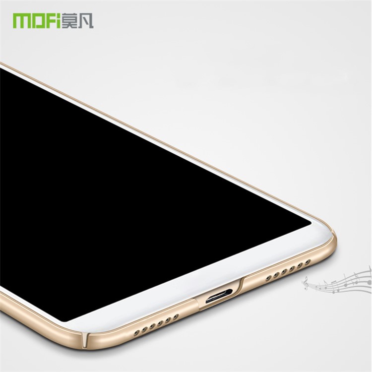 MOFI Shield Slim Frosted Hard Phone Case for Huawei Honor 7A (with Fingerprint Sensor) / Enjoy 8E / Honor 7A Pro (Russian Version) - Gold-2