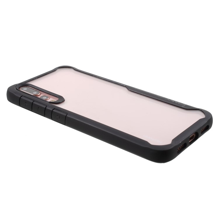 IPAKY Anti-drop PC + TPU Hybrid Mobile Cover for Huawei P20 Pro - Black-3