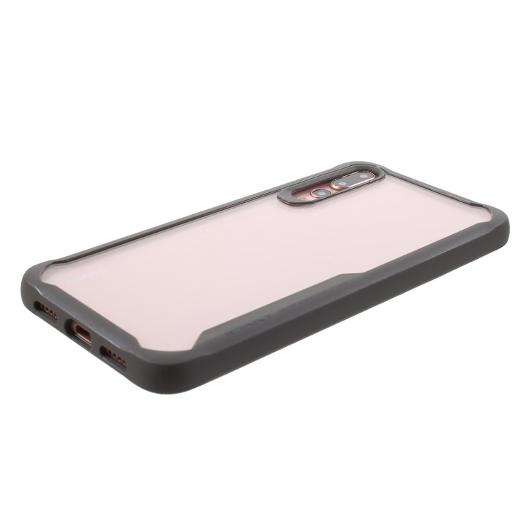 IPAKY Anti-drop PC + TPU Hybrid Mobile Case for Huawei P20 Pro - Grey-4
