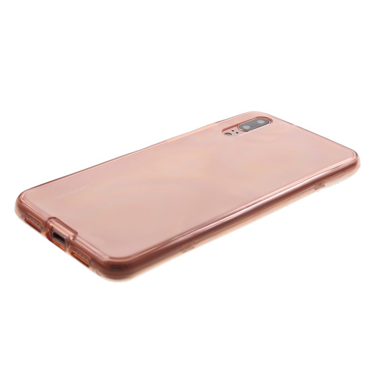 2-in-1 Touchable TPU Case (Front + Back) for Huawei P20 - Pink-6