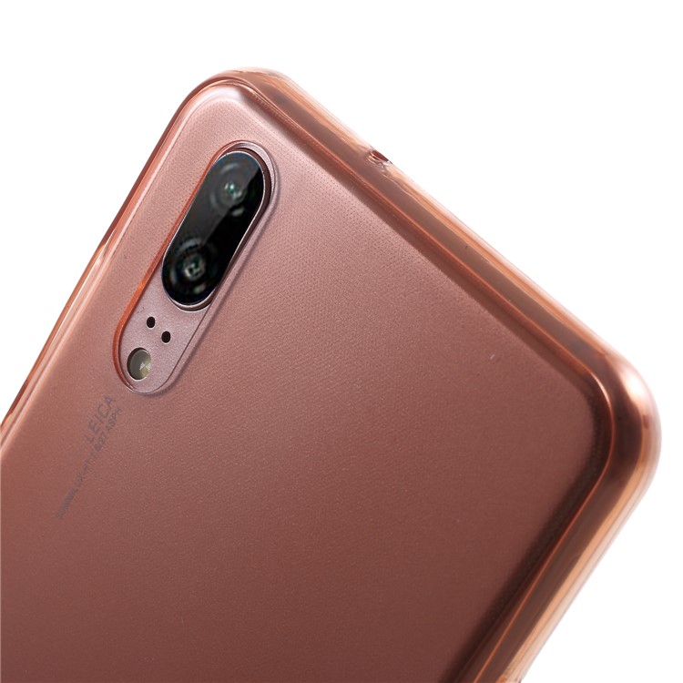2-in-1 Touchable TPU Case (Front + Back) for Huawei P20 - Pink-7