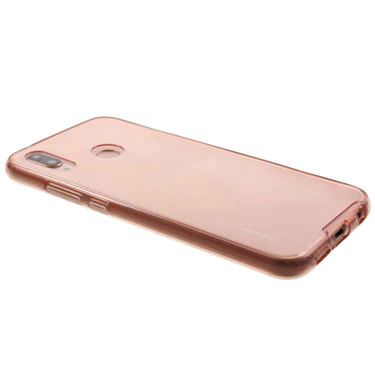 2-in-1 Touchable TPU Case (Front + Back) for Huawei P20 Lite/Nova 3e - Pink-6