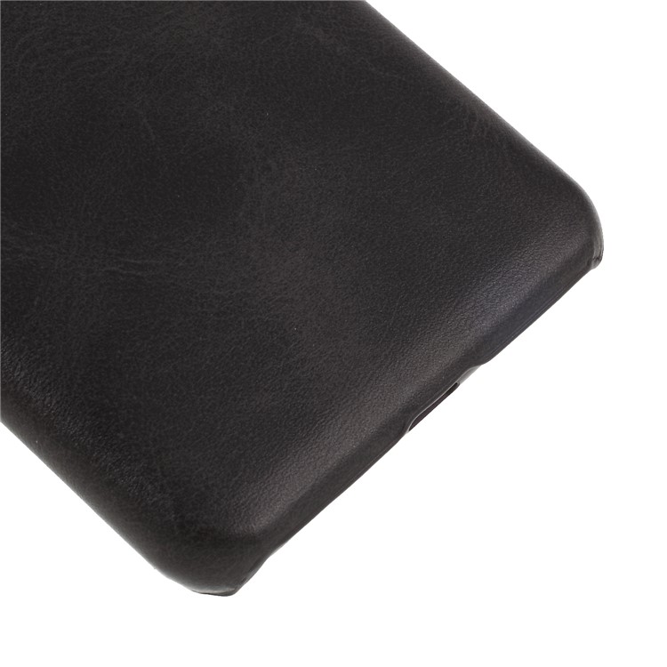 Dual Card Slots PU Leather Coated PC Mobile Case for Huawei P20 - Black-5