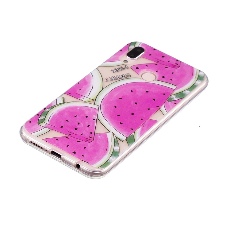 Pattern Printing TPU Cover Phone Case for Huawei P20 Lite / Nova 3e - Watermelon-2