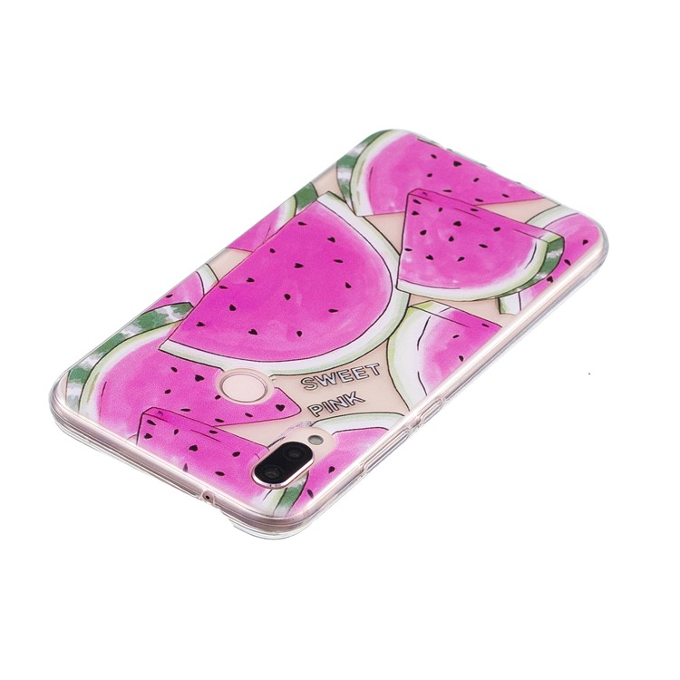 Pattern Printing TPU Cover Phone Case for Huawei P20 Lite / Nova 3e - Watermelon-3