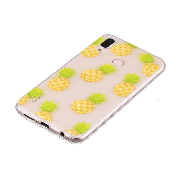 Pattern Printing TPU Case Cover Shell for Huawei P20 Lite / Nova 3e - Pineapple Pattern-2