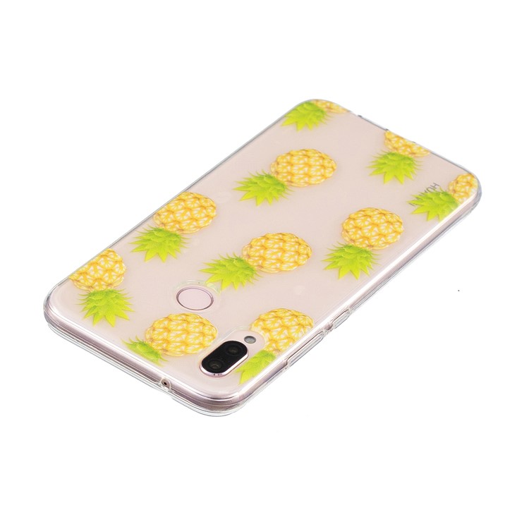 Pattern Printing TPU Case Cover Shell for Huawei P20 Lite / Nova 3e - Pineapple Pattern-3