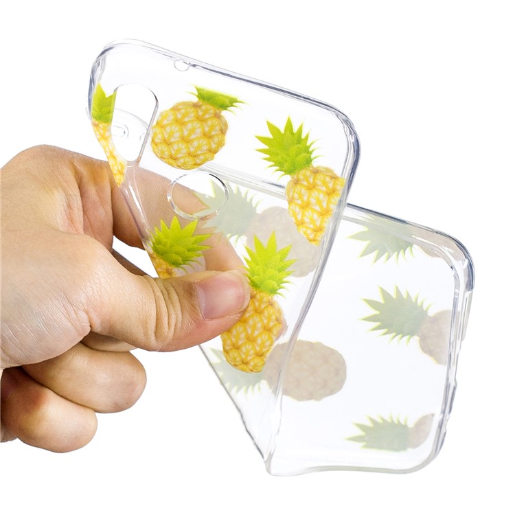 Pattern Printing TPU Case Cover Shell for Huawei P20 Lite / Nova 3e - Pineapple Pattern-4