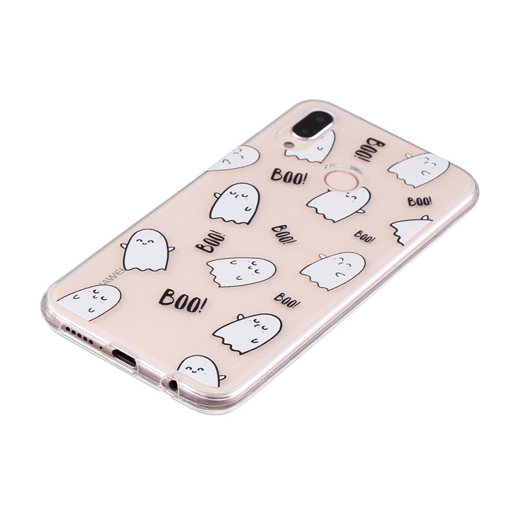 Patrón De Impresión TPU Cubierta Móvil Para Huawei P20 Lite / Nova 3e (China) - Personajes De Boo-2