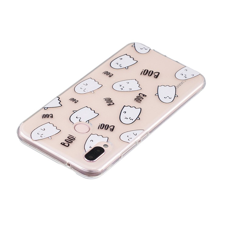 Patrón De Impresión TPU Cubierta Móvil Para Huawei P20 Lite / Nova 3e (China) - Personajes De Boo-3