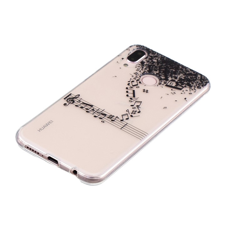 Patterned TPU Phone Protective Back Cover for Huawei P20 Lite/Nova 3e (China) - Note-2