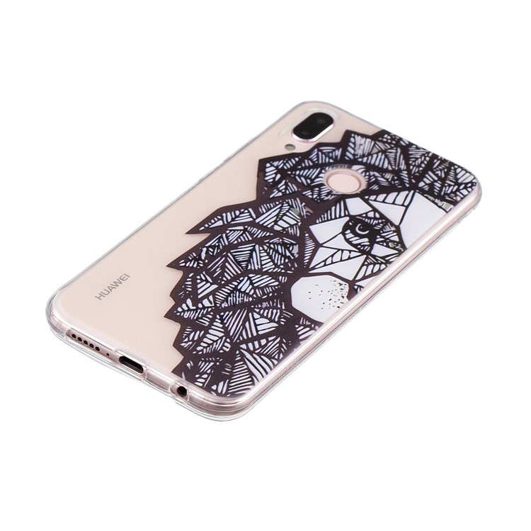 Pattern Printing TPU Thin Phone Case for Huawei P20 Lite/Nova 3e (China) - Abstract Animal-2