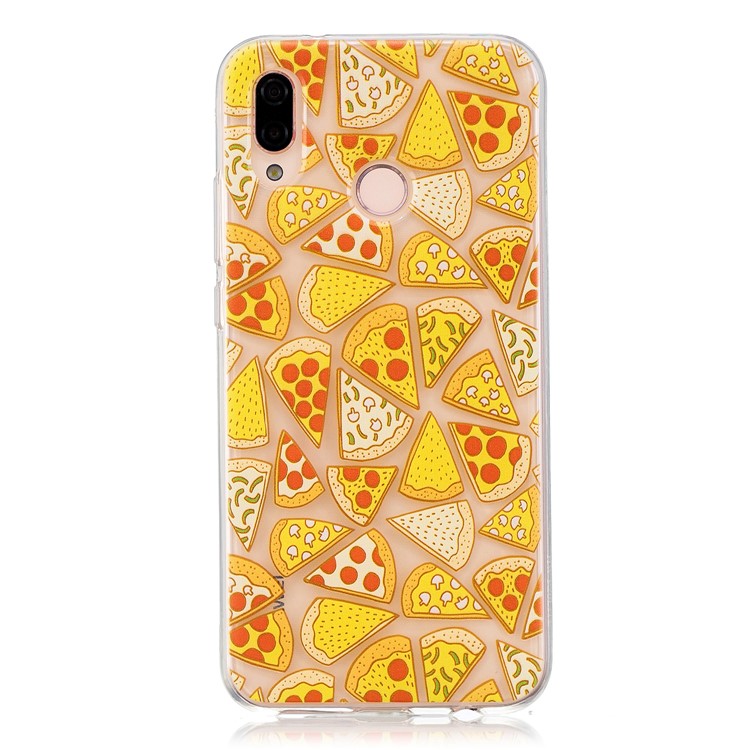 Pattern Printing TPU Phone Super Thin Case for Huawei P20 Lite/Nova 3e (China) - Pizza-1