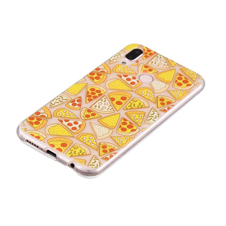 Pattern Printing TPU Phone Super Thin Case for Huawei P20 Lite/Nova 3e (China) - Pizza-2