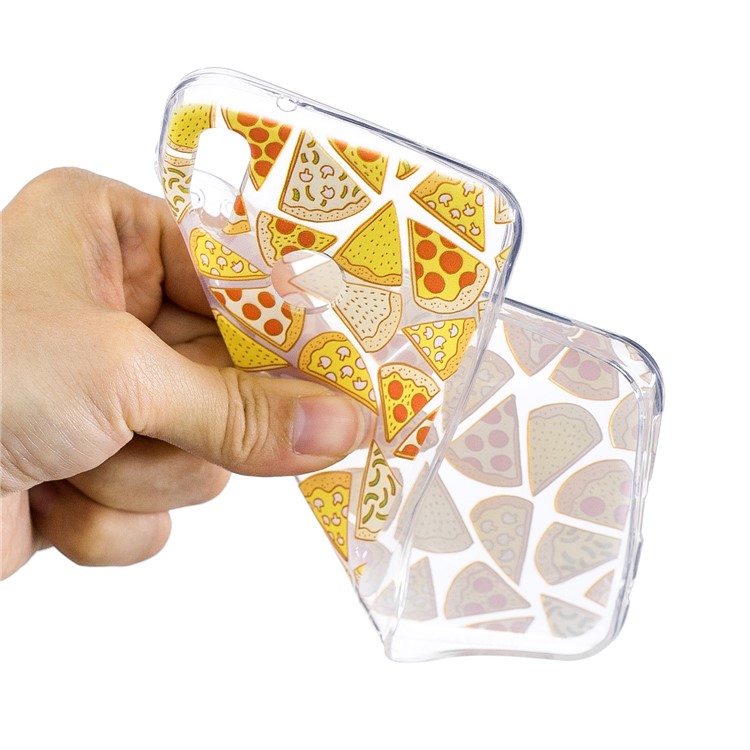 Pattern Printing TPU Phone Super Thin Case for Huawei P20 Lite/Nova 3e (China) - Pizza-4