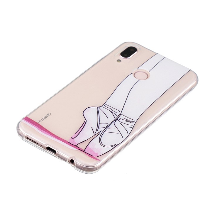 Pattern Printing TPU Accessory Cover for Huawei P20 Lite/Nova 3e (China) - Ballet-2
