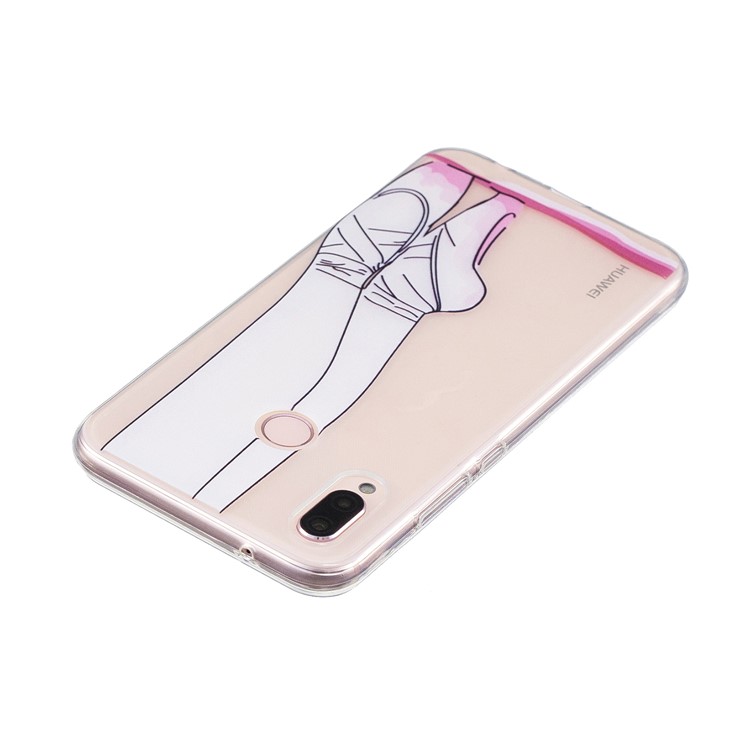 Pattern Printing TPU Accessory Cover for Huawei P20 Lite/Nova 3e (China) - Ballet-3