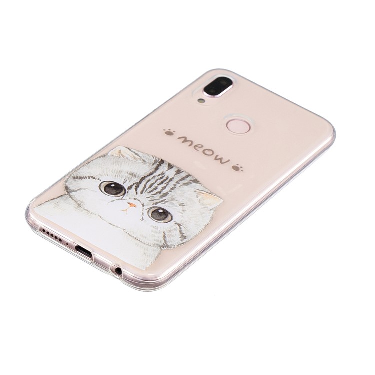 Pattern Printing TPU Featherweight Mobile Phone Case for Huawei P20 Lite/Nova 3e (China) - Lovely Cat-2