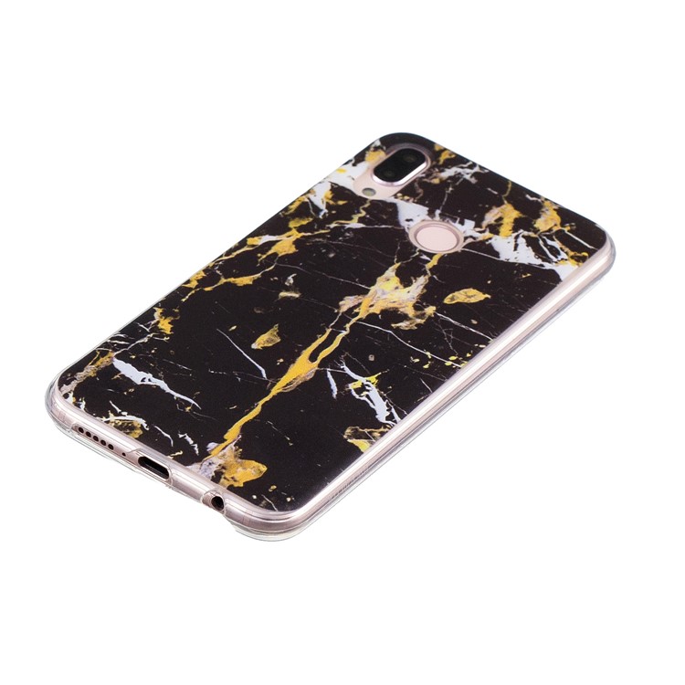 Pattern Printing TPU Cell Phone Shell Case for Huawei P20 Lite/Nova 3e (China) - Marble Texture-2
