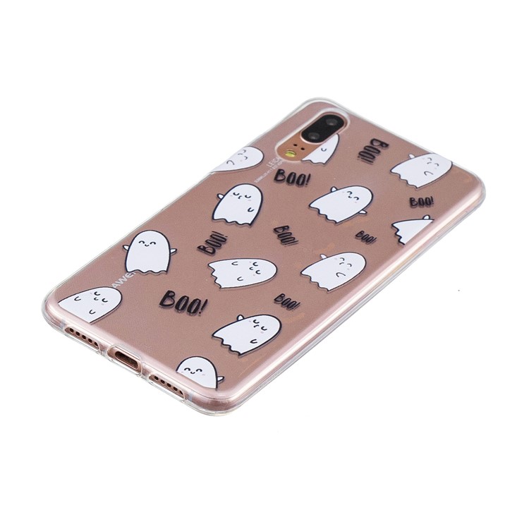 Printing Pattern TPU Phone Cover for Huawei P20 - Cute Cartoon Figure-2