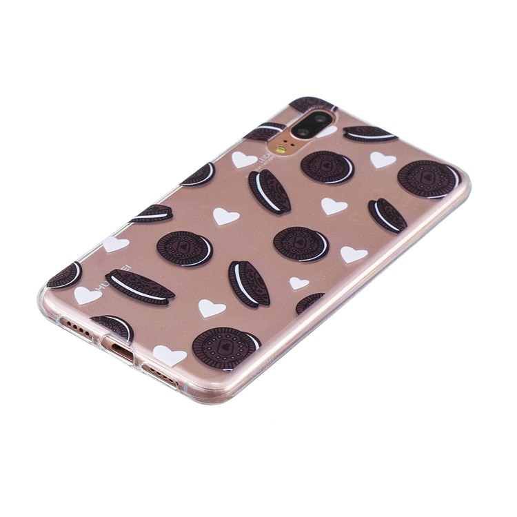 Druckmuster TPU Telefon Zubehör Gehäuse Für Huawei P20 - Kekse-2