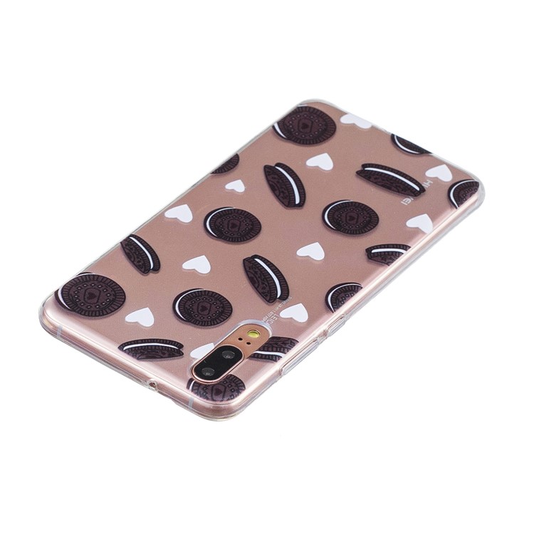 Druckmuster TPU Telefon Zubehör Gehäuse Für Huawei P20 - Kekse-3