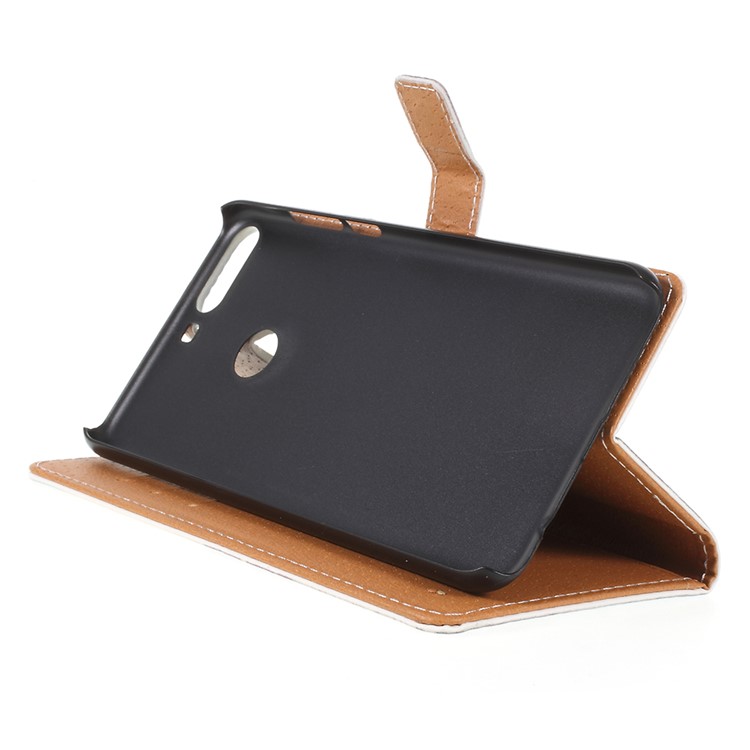 Pattern Printing Wallet Leather Mobile Case for Huawei Enjoy 8/Honor 7C/Y7 Prime (2018) - Street-4