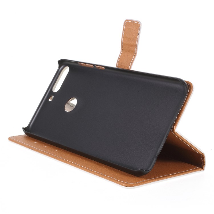 Pattern Printing Wallet Leather Casing Shell for Huawei Enjoy 8/Honor 7C/Y7 Prime (2018) - Black and White Cat-4