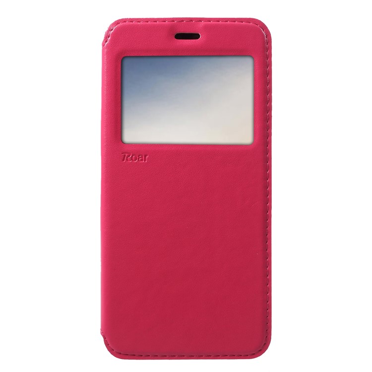 ROAR KOREA View Window Noble Leather Flip Stand Case for Huawei P20 - Rose-3