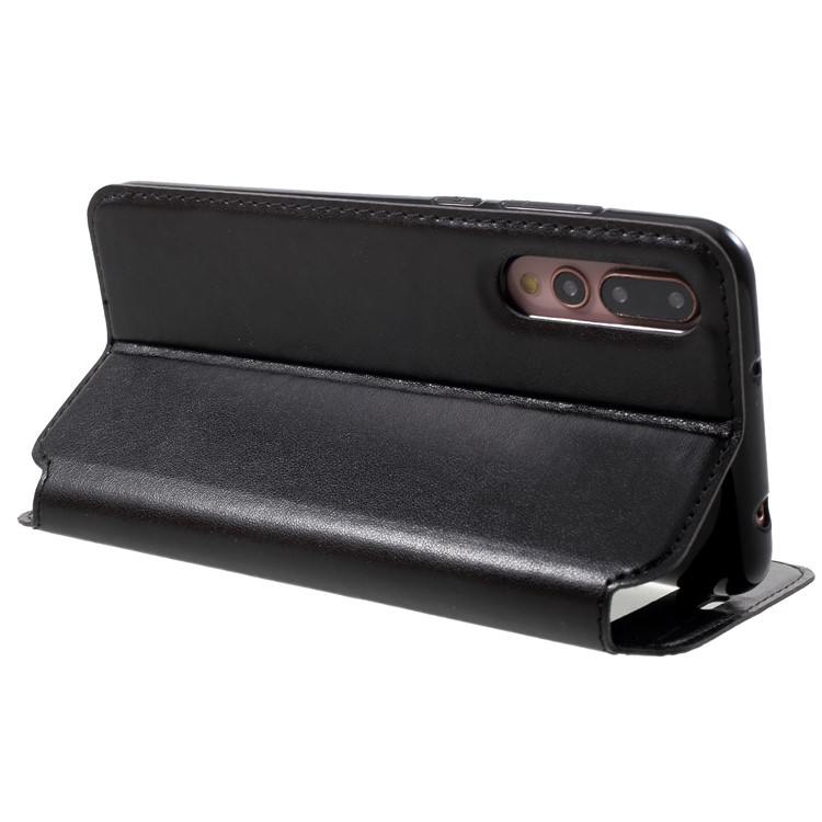 ROAR KOREA View Window Noble Leather Flip Stand Case for Huawei P20 Pro - Black-5