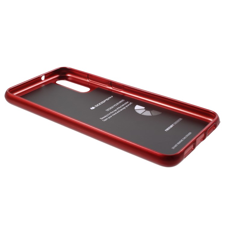 MERCURY GOOSPERY i JELLY Metallic TPU Flexible Mobile Phone Case for Huawei P20 - Red-4