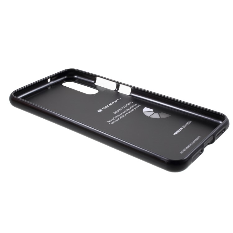 MERCURY GOOSPERY i JELLY Metallic TPU Flexible Mobile Phone Cover for Huawei P20 - Black-7