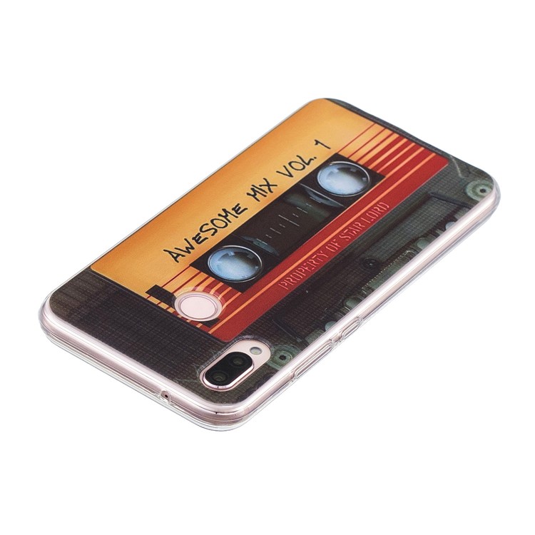 Printing Pattern TPU Cellphone Case for Huawei P20 Lite/Nova 3e - Cassette-3