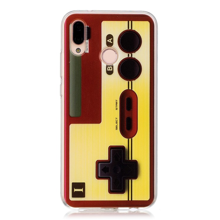 Printing Pattern TPU Cellphone Cover for Huawei P20 Lite/Nova 3e - Game Controller-1